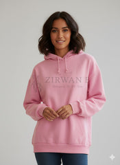 Pink Balenciaga Bebe Rhinestone Hoodie