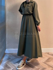 Winter Fleece Zipper Coati Maxi