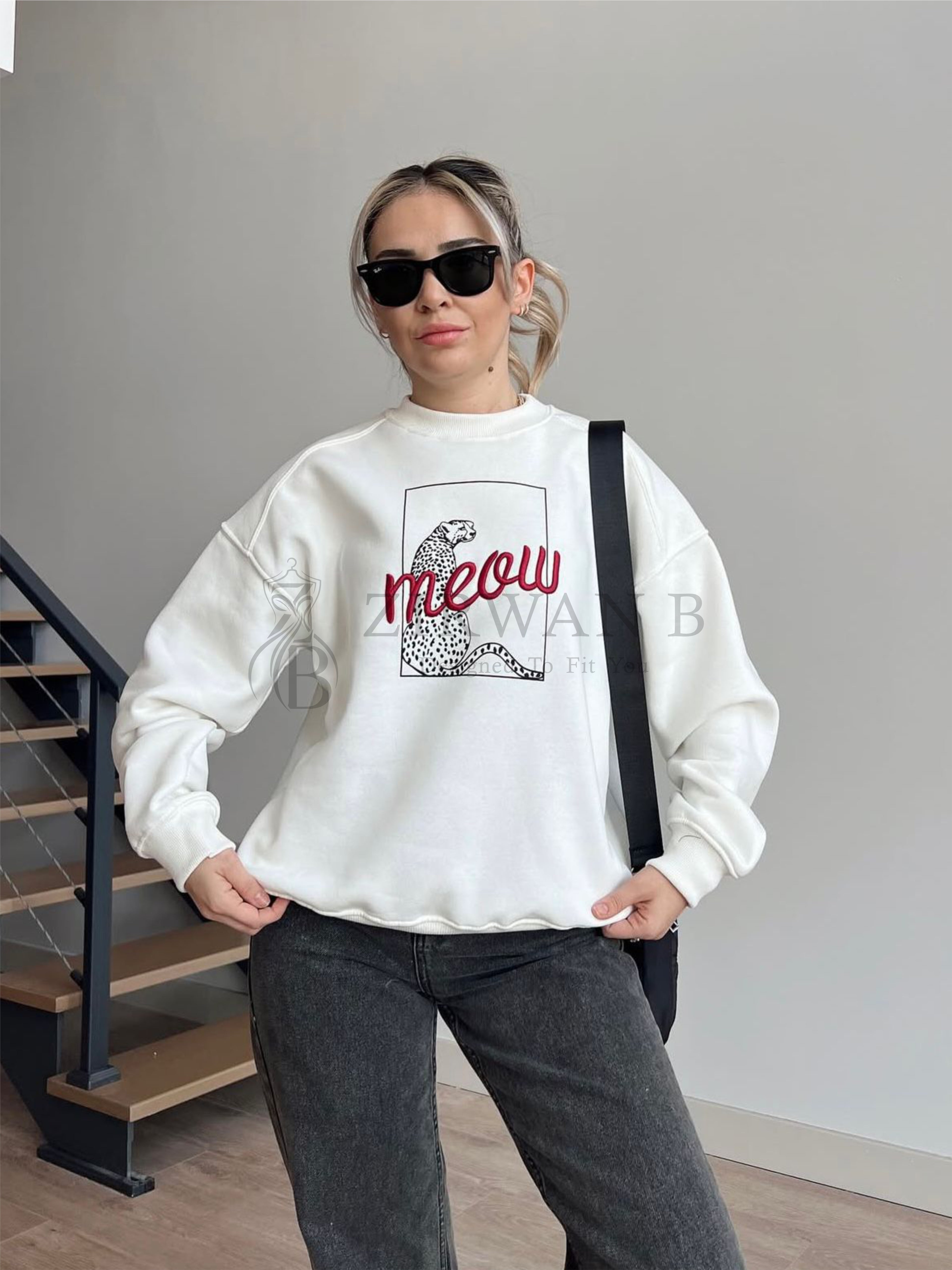 MEOW Fleece Sweatshirt