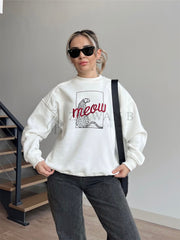 MEOW Fleece Sweatshirt