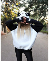 Cozy Panda Fleece Hoodie