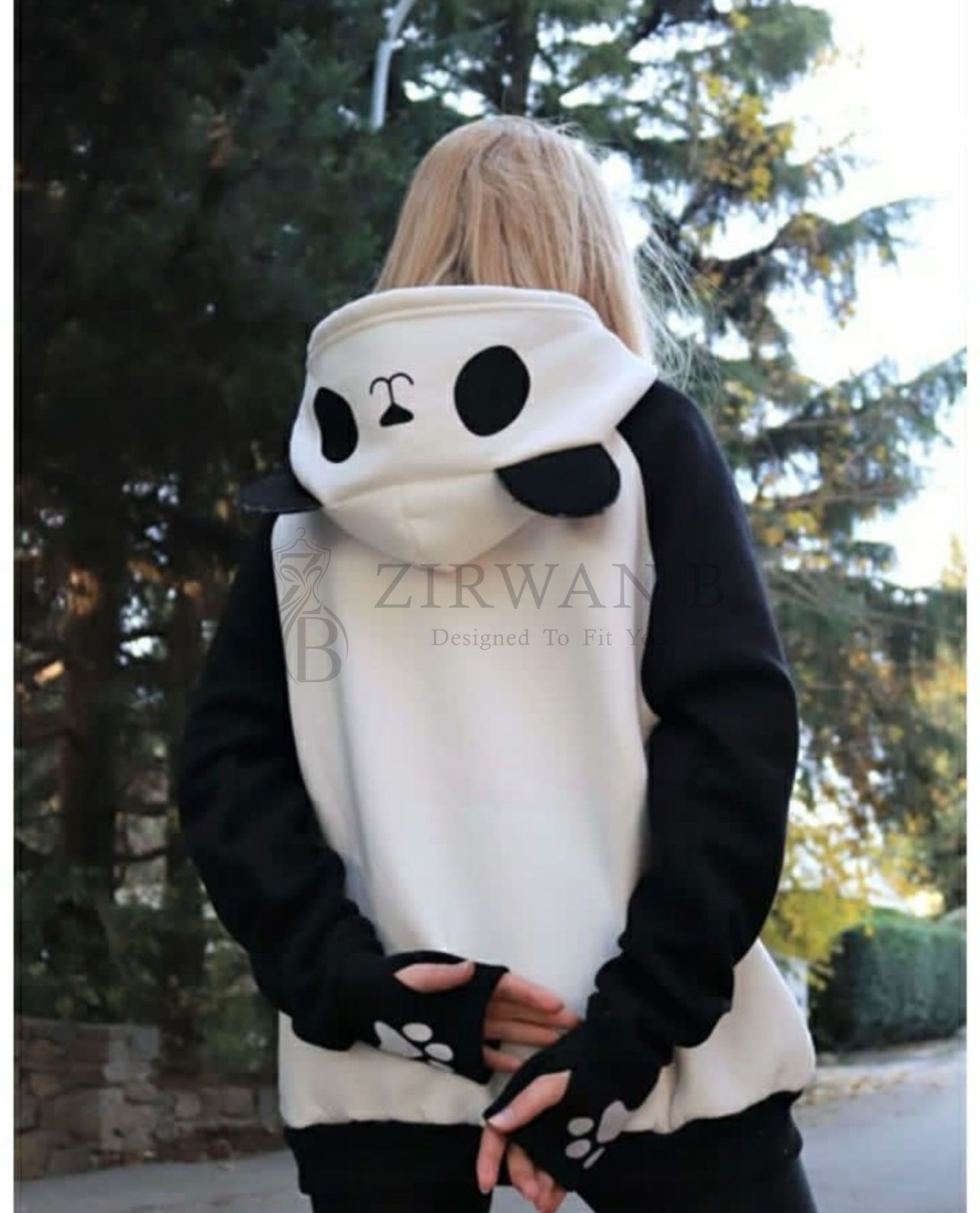 Cozy Panda Fleece Hoodie