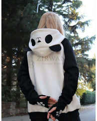 Cozy Panda Fleece Hoodie