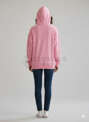 Pink Balenciaga Bebe Rhinestone Hoodie