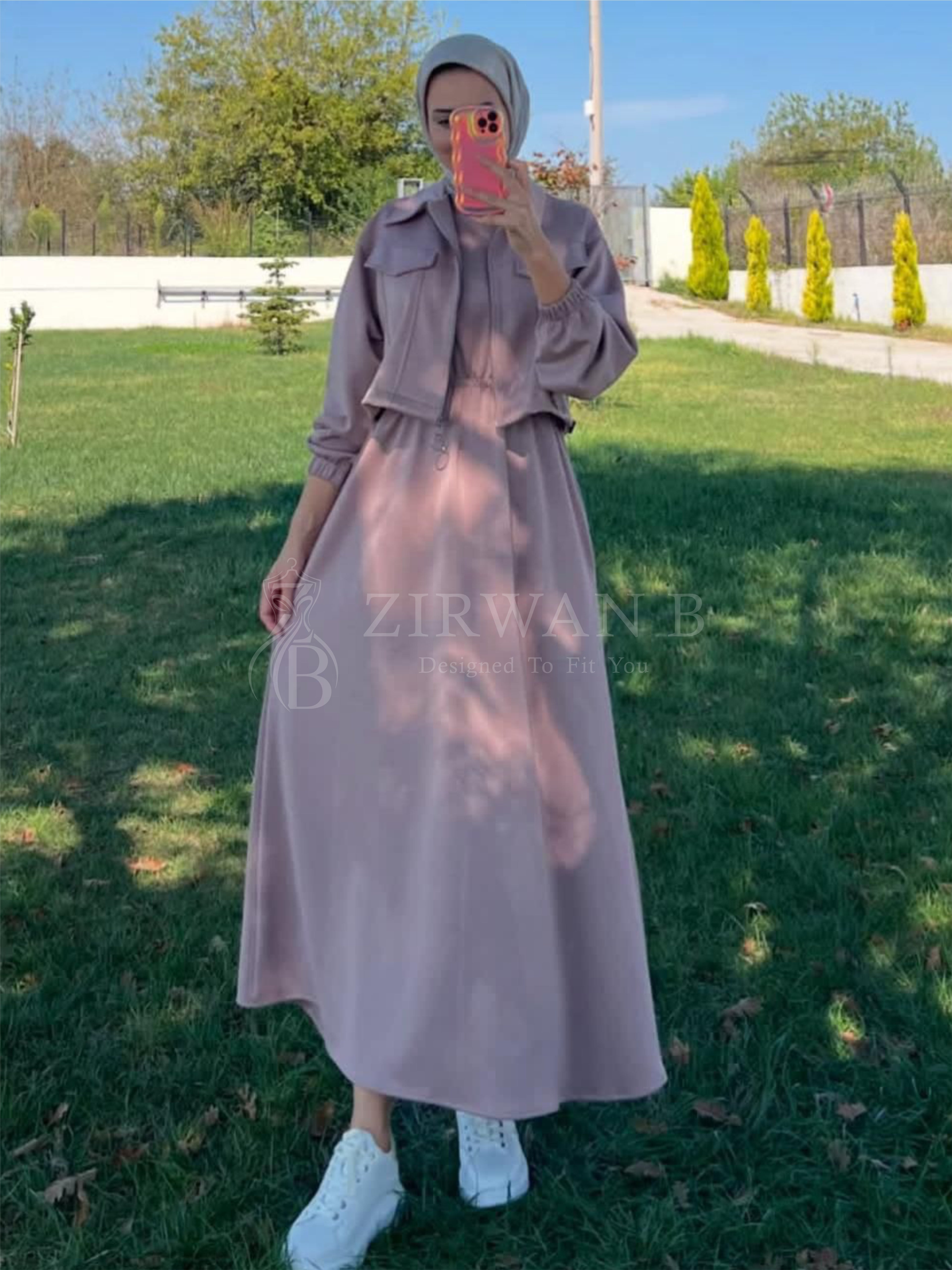 Winter Fleece Zipper Coati Maxi