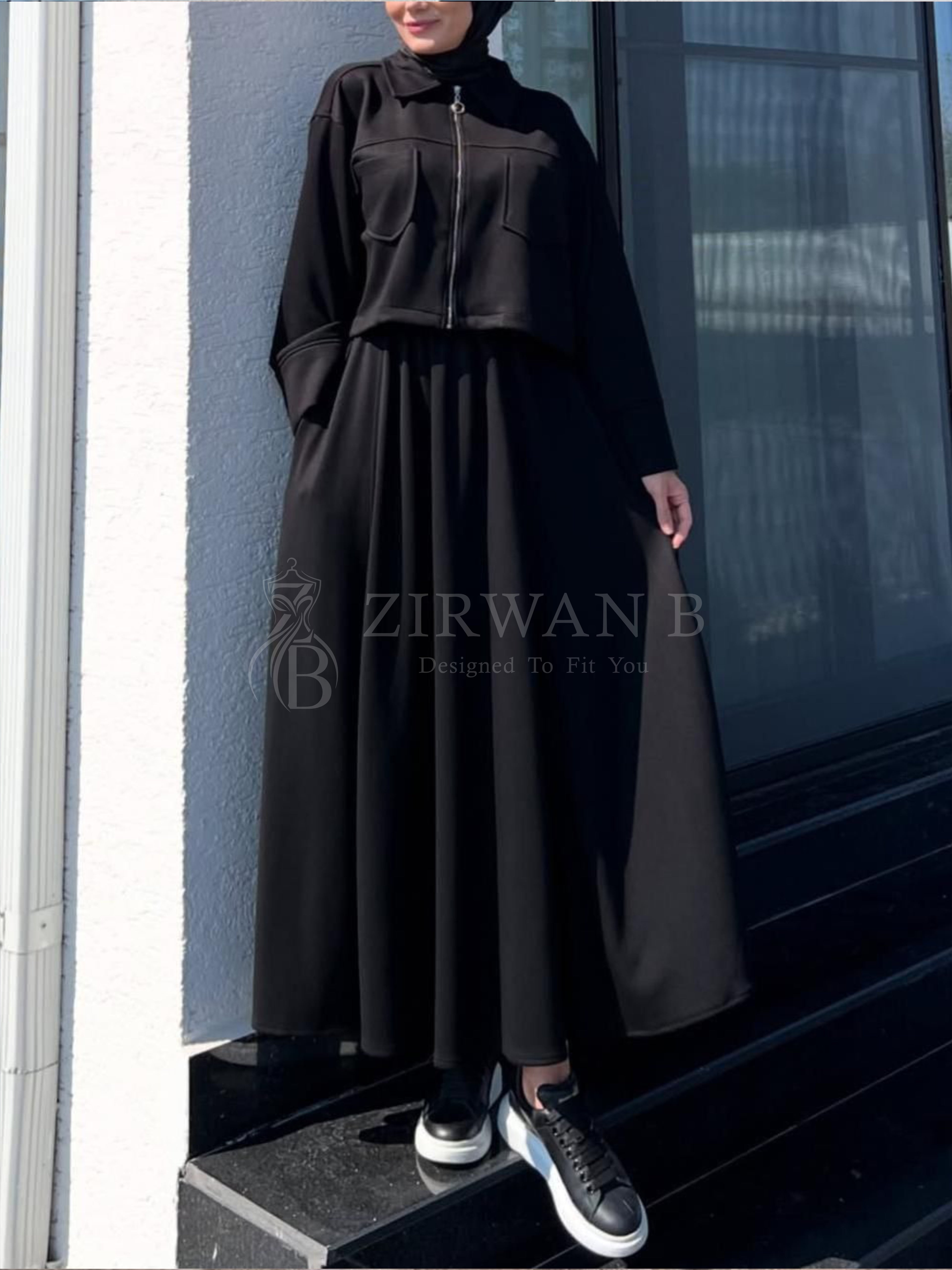 Winter Fleece Zipper Coati Maxi