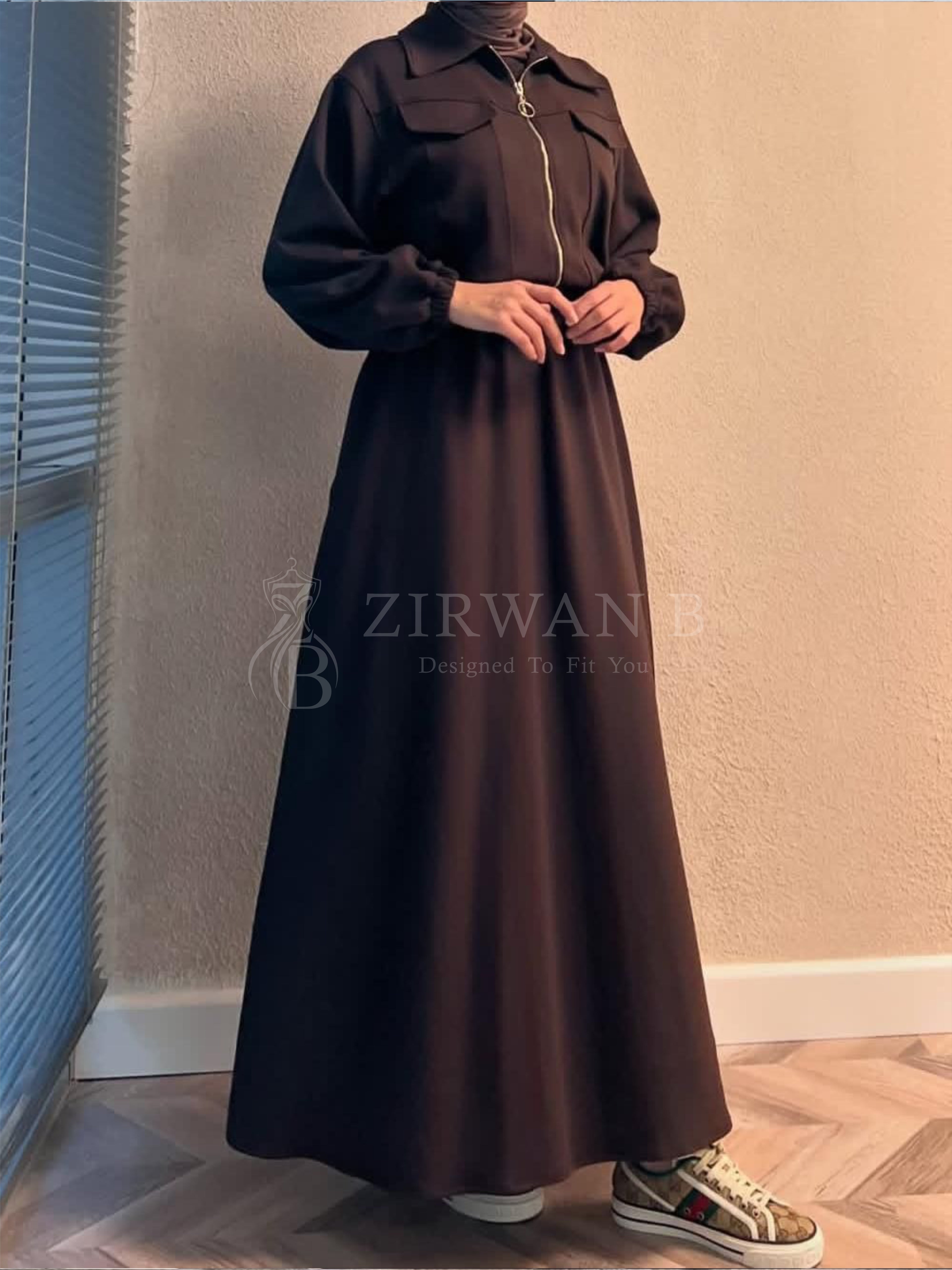 Winter Fleece Zipper Coati Maxi