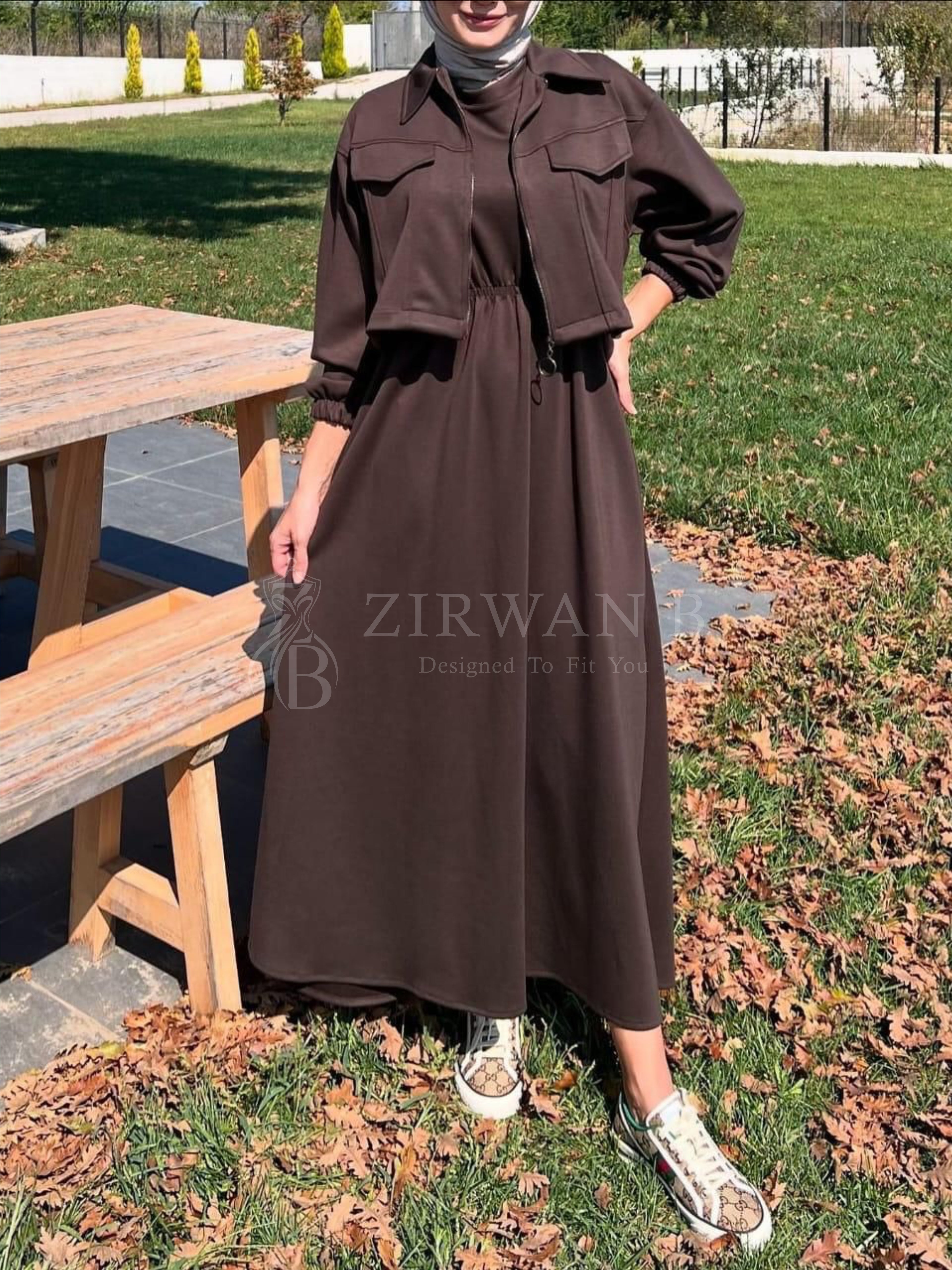 Winter Fleece Zipper Coati Maxi